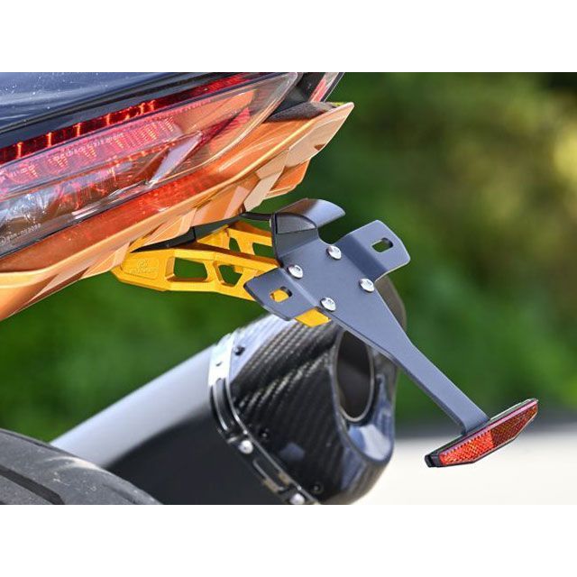 ストライカー Hayabusa アルミビレットフェンダーレスキット（ゴールド） STRIKER