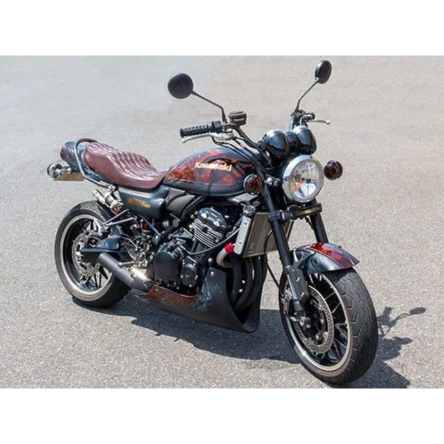 アーキ Z900RS/CAFE ARCHIシート Z900RS ダイヤモンド/ロゴ付（ブラウン） ARCHI バイク