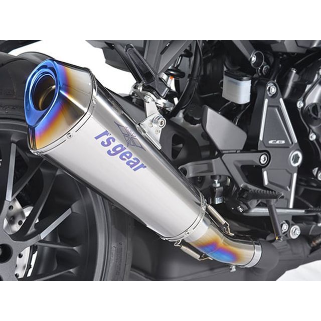 アールズギア CB1000R GPスペックスリップオン（チタンポリッシュ