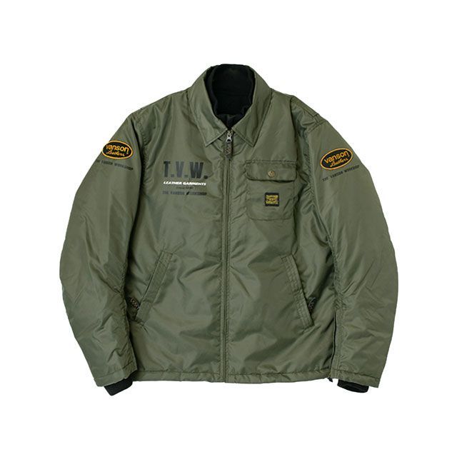 バンソン 2024-2025秋冬モデル SVS2405W COACH JACKET（カーキ） サイズ XL VANSON バイク 23,488円