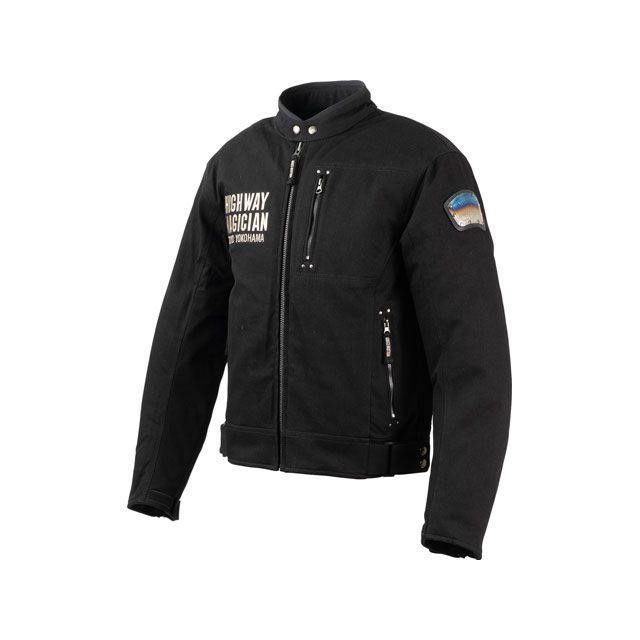 イエローコーン 2024-2025秋冬モデル YB-4301 ジャケット（ブラック/アイボリー） サイズ 3LW YeLLOW CORN バイク