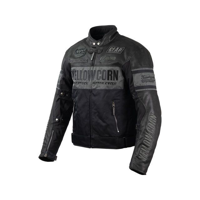 イエローコーン 2024-2025秋冬モデル BB-4304 ジャケット（ブラック/ガンメタ） サイズ LL YeLLOW CORN バイクの通販は 27,413円