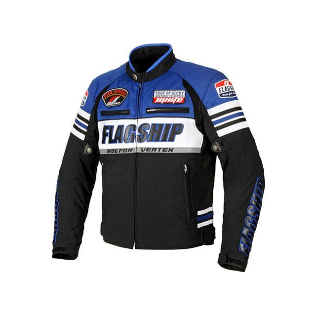 フラッグシップ 2024-2025秋冬モデル FJ-W217 ブライトジャケット（ブルー） サイズ LL FLAGSHIP バイク 28,116円