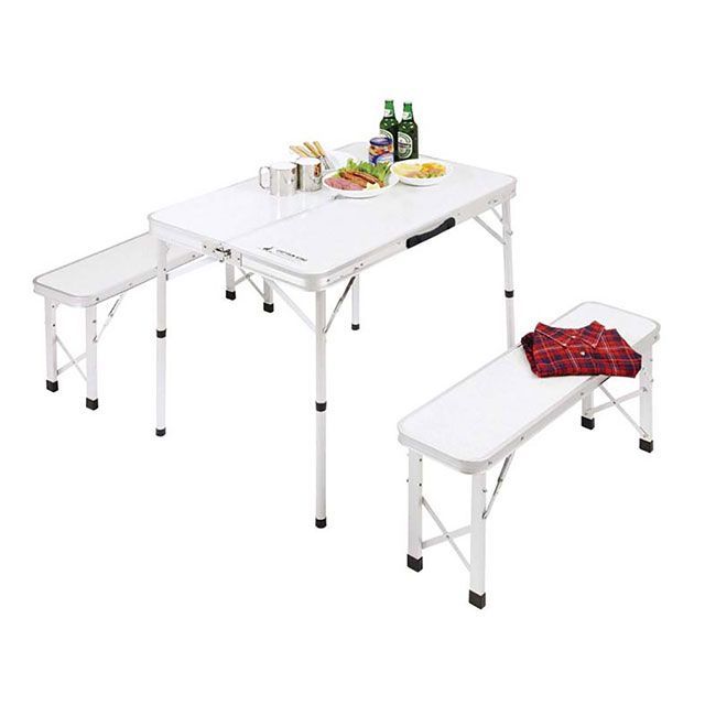 キャプテンスタッグ ラフォーレ ベンチインテーブルセット CAPTAIN STAG キャンプの通販は