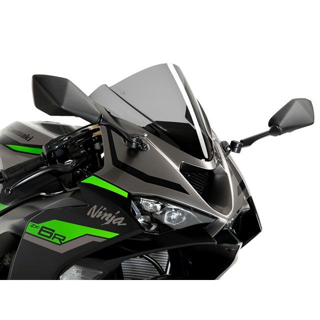 専用画面 Puig 3177H Racing-screen（スモーク）カワサキ ZX-6R プーチ ZX-6R