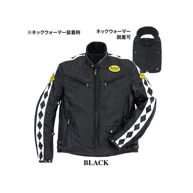 ベイツ 2024-2025秋冬モデル BJ-NA2452V ナイロンジャケット（ブラック） サイズ M BATES バイクの通販は