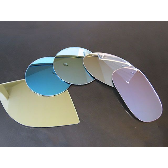 DATZ カラー広角ミラー（ブルー） DATZ バイク