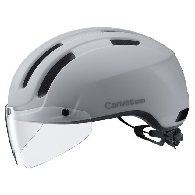 オージーケーカブト（自転車） ヘルメット CANVAS-SMART（マットライトグレー） OGK KABUTO