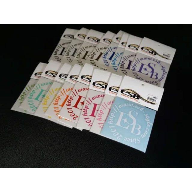 ESB ESBロゴステッカー カラー ブラウン ESB 日用品