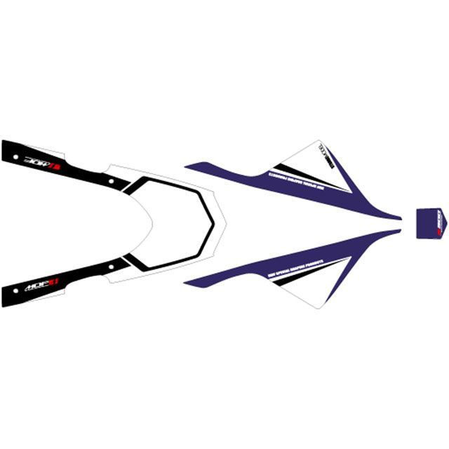 【メーカー直送】エムディーエフ YZF-R3 YZF-R3（2019〜）グラフィックキット ストロボモデル（ブルー） タイプ フロントトップパーツ …の通販は 5,174円