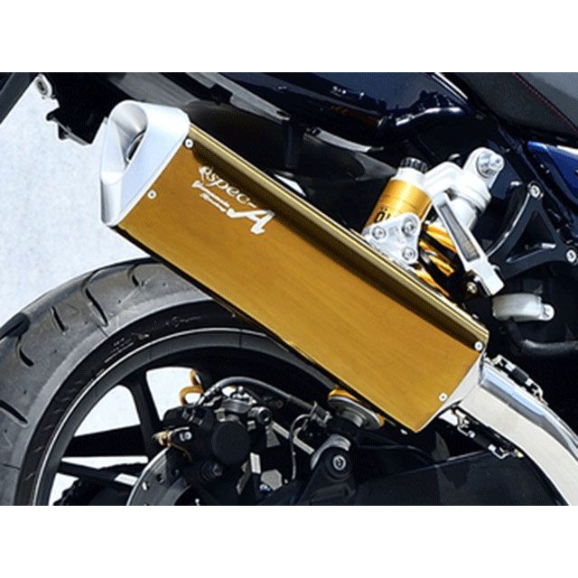 ヤマモトレーシング CB1300SF 21-CB1300SF SPEC-A TI 4-1 UP-TYPE TYPE-SA ゴールド YAMAMOTO…