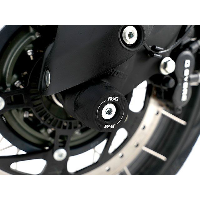アールアンドジー Himalayan 450 フロントスウィングアームスライダー（ブラック） R&G