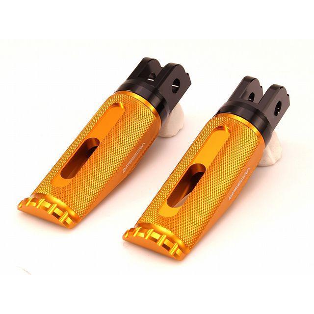 SPEEDRA アルミ削り出し パッセンジャーフットペグ カラー ゴールド SPEEDRA