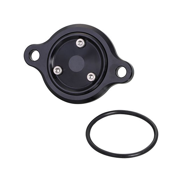 キタコ マグオイルフィルターカバー ホンダT1（ブラック） KITACO