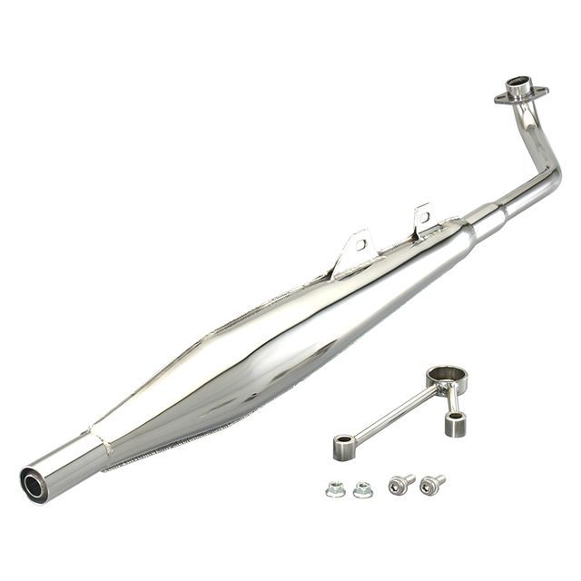 キタコ スーパーカブC125 クラシックダウンマフラー C125/24（ステンレス） KITACO