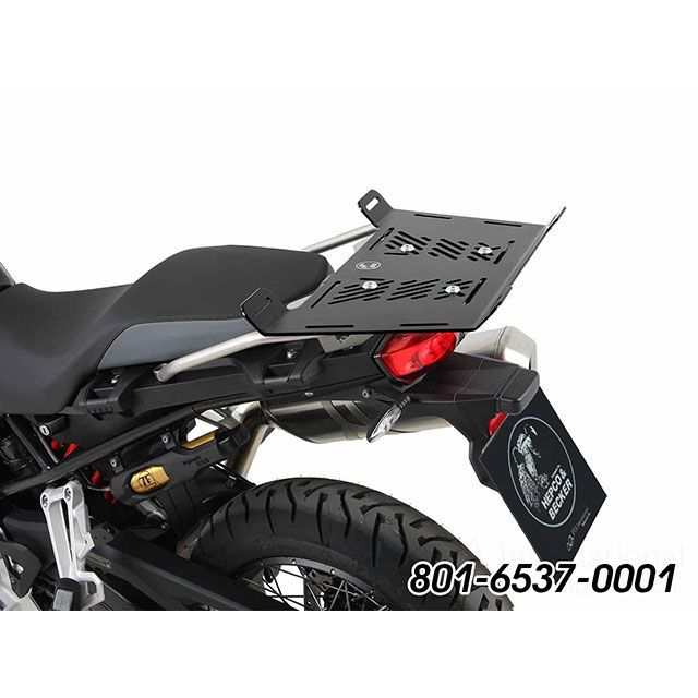 ヘプコ&ベッカー F800GS 純正ステンレスパイプフレームリアキャリア用拡張プレート HEPCO&BECKER バイクの通販は