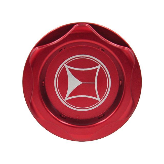 モリワキ M24×P3 OIL FILLER CAP M24×P3 クラウンタイプ（レッド） MORIWAKI バイクの通販は