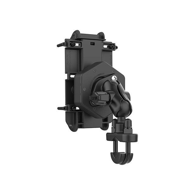 ラムマウント 防振クレイドルホルダー（M）U字クランプベース　1インチボール ラムマウント クイックグリップ 防振クレイドルホルダー（M）＆U字