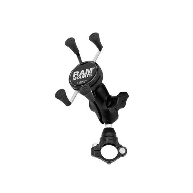 ラムマウント Xグリップ(S)&PLOT防振クランプセット(ショートアーム)1インチボール RAM MOUNTS バイク ツーリング・タンデム