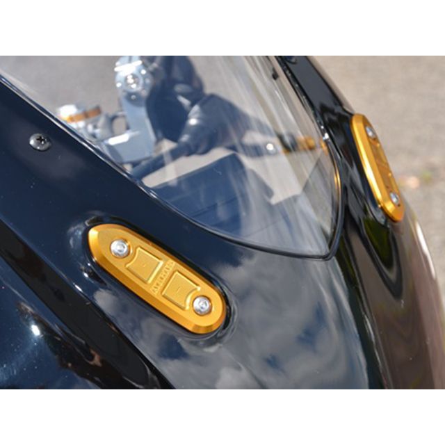 アグラス YZF-R125 YZF-R15 ミラーキャンセラー カラー ゴールド AGRAS