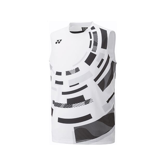 ヨネックス メンズゲームシャツ ノースリーブ（ホワイト） サイズ S YONEX キャンプの通販は 6,386円