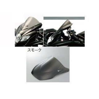ゼログラビティ BANDIT1200S BANDIT1250S/ABS スクリーン ダブルバブル カラー スモーク ZEROGRAVITY