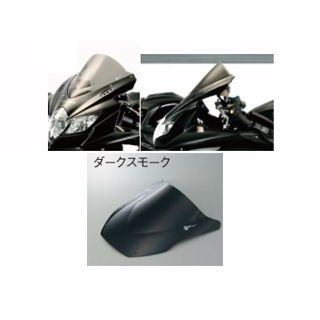 ゼログラビティ BANDIT1200S BANDIT1250S/ABS スクリーン ダブルバブル カラー ダークスモーク ZEROGRAVITY