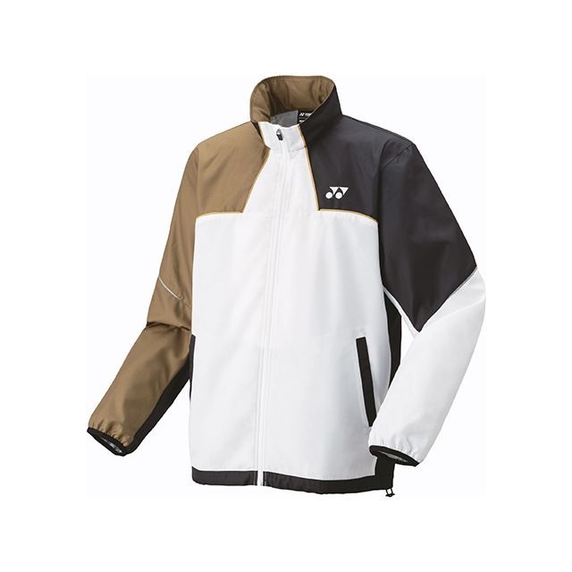 ヨネックス ユニ裏地付ウィンドウォーマーシャツ（キャメルゴールド） サイズ SS YONEX