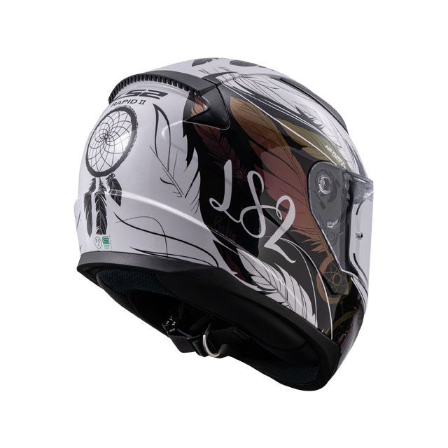 エルエスツーヘルメット RAPID II（ホワイト ブラック ピンク）RAPIDII サイズ L LS2 HELMETS_4