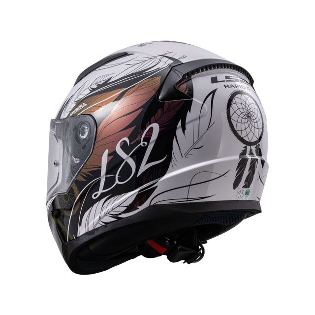 エルエスツーヘルメット RAPID II（ホワイト ブラック ピンク）RAPIDII サイズ XXL LS2 HELMETS_6