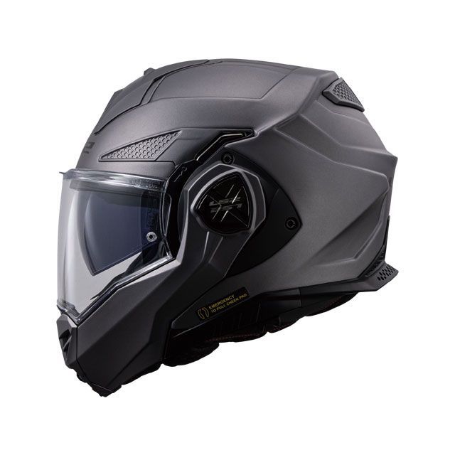 LS2 ADVANT-X システムヘルメットLサイズ　マットチタニウム LS2 HELMETS システムヘルメット（フリップアップ） ADVANT-X F