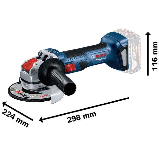 ボッシュ GWX18V-7H X-LOCK 18Vコードレスディスクグラインダー 本体のみ BOSCH_1
