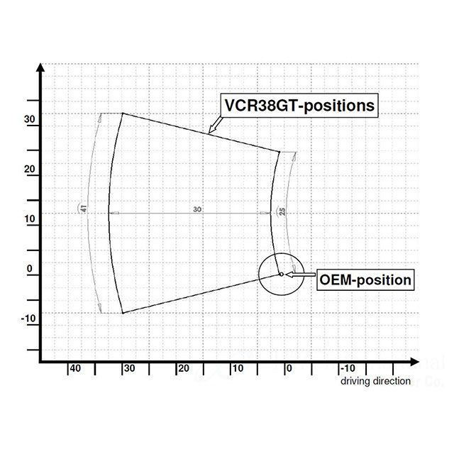 ギルズツーリング アジャスタブル バックステップ VCR38GT（ブラック） GILLES TOOLING_2
