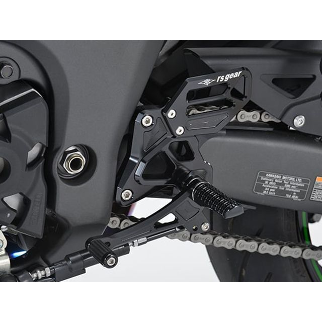 アールズギア Ninja1000SX ライディングステップ（ブラック） R’s GEAR_7