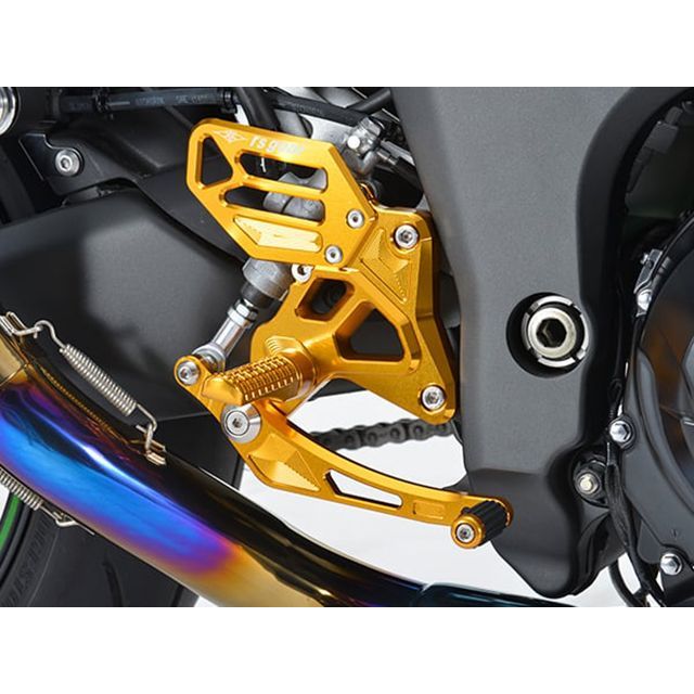 アールズギア Ninja1000SX ライディングステップ（オレンジゴールド） R’s GEAR_6