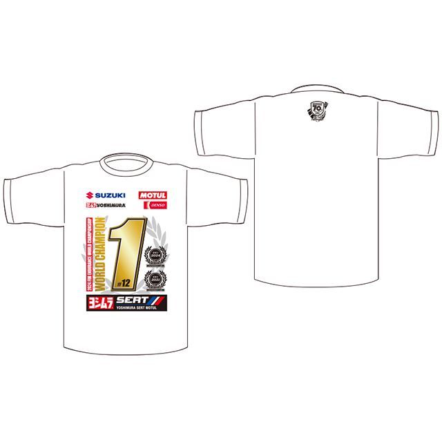 ヨシムラ EWC 2024 ヨシムラSERTモチュール チャンピオン Tシャツ サイズ 2XL YOSHIMURA バイクの通販は 4,892円