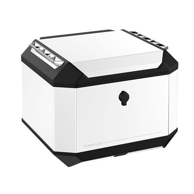 フルヒトロス リアボックス 50L RANGER TOP CASE トップケース バイク用 アルミ製 防水 大容量 収納（クールホワイト） FURC…