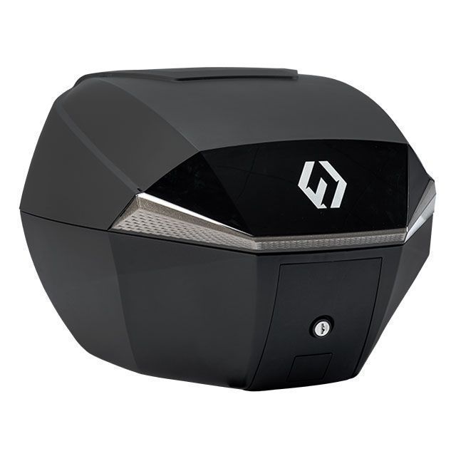 フルヒトロス リアボックス 35L用 SHIELD TOP CASE Sサイズ ベーシックバージョン トップケース バイク用（ブラック/シルバー） …