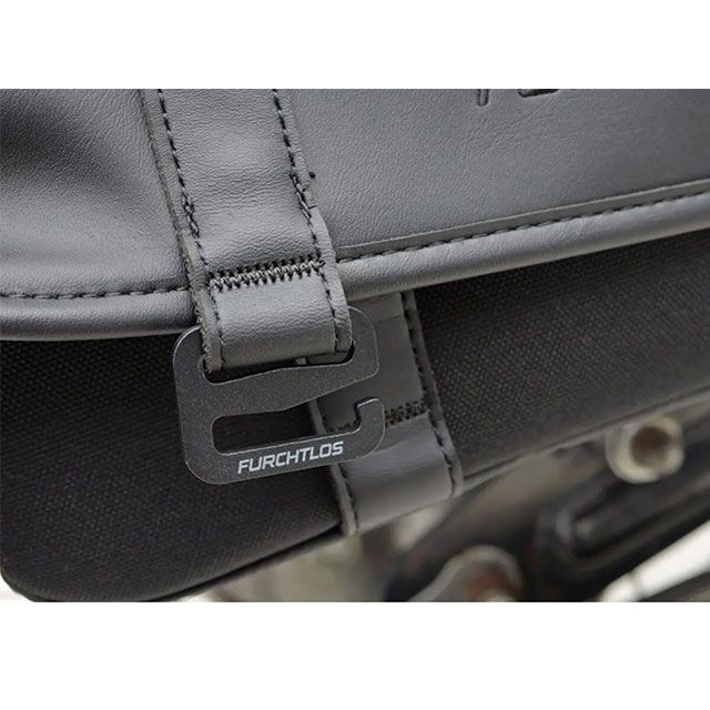 フルヒトロス レガシー サドルバッグ 12L（クラシックブラック）/LEGACY Saddlebag - 高耐久・カフェレーサーバッグ FURCHT…_4