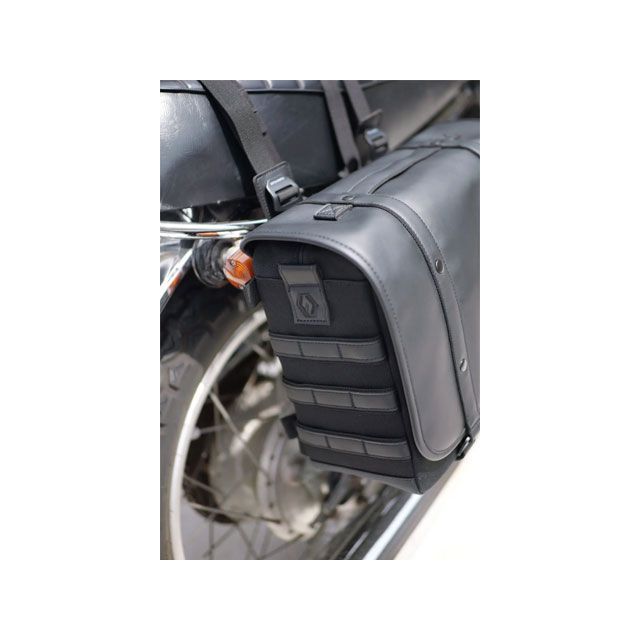 フルヒトロス レガシー サドルバッグ 12L（クラシックブラック）/LEGACY Saddlebag - 高耐久・カフェレーサーバッグ FURCHT…_5