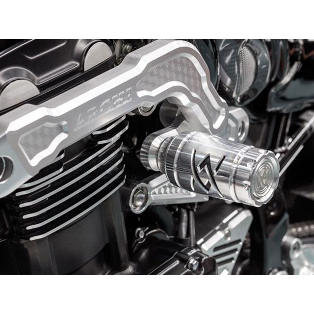 アーキ Z900RS/CAFE ビレットスライダーオーバーカバー（シルバー） ARCHI_3