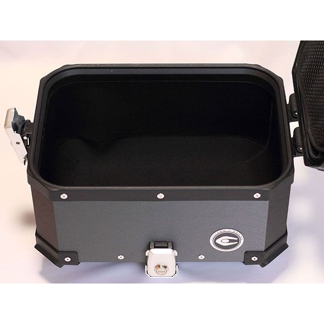 クーケース アルミトップケース 30L（ヘアラインダークグレー） COOCASE_4