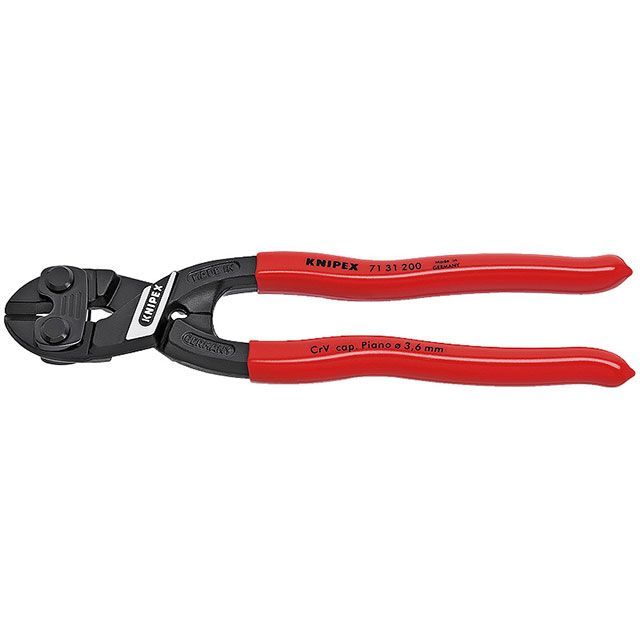 クニペックス 71 31 200 CoBoltコボルト 小型クリッパー 200mm プラスティックコーティングハンドル リセス付 KNIPEX