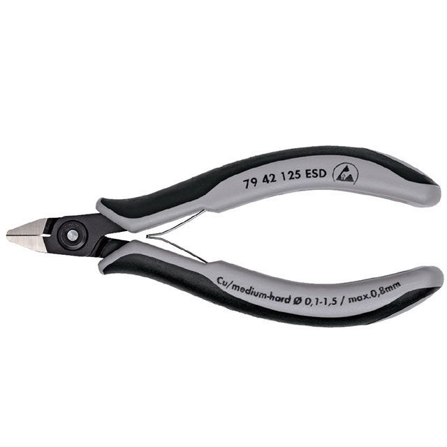 クニペックス 79 42 125 ESD ESD エレクトロニクスニッパー 120mm KNIPEX