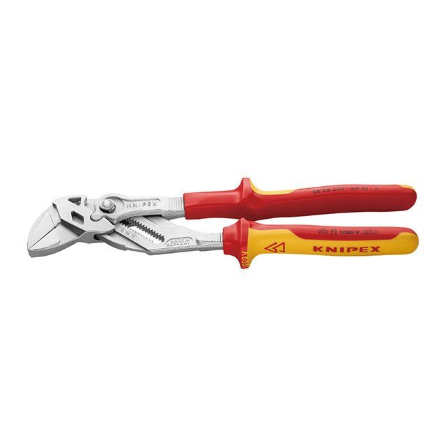 クニペックス 86 06 250 1000V 絶縁プライヤーレンチ 250mm KNIPEX
