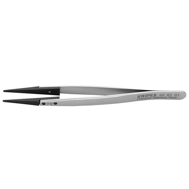 クニペックス 9281-01 ESDチップ交換式ピンセット 130mm KNIPEX