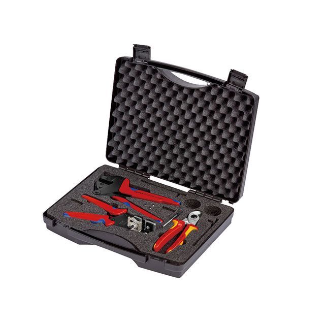 クニペックス 97 91 03 3点組 太陽光発電用工具セット ツールケース付 KNIPEX