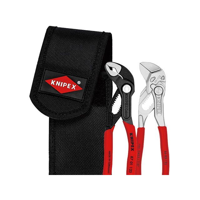 クニペックス 00 20 72 V04 2本組 ミニプライヤーセット ベルトポーチ付 KNIPEX