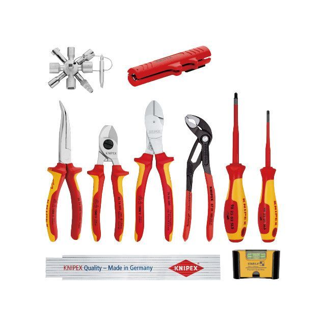 クニペックス 00 20 90 V01 10 点組 エキステンションセット エレクトロ1 KNIPEX