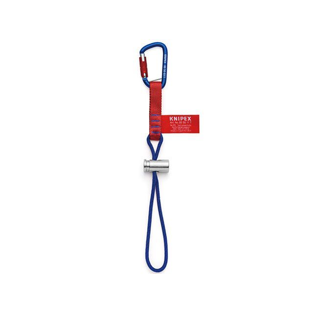 クニペックス 005013TBK カラビナ付キアダプターストラップ 耐荷重6KG サイズ186X85X27mm KNIPEX_1